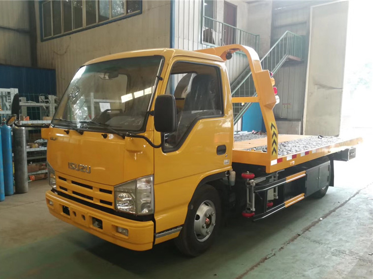 五十鈴藍牌一拖二清障車價格12w