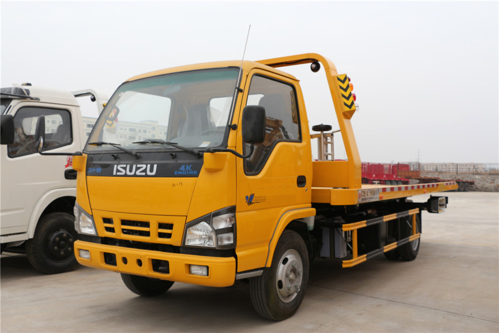 五十鈴平板清障車(chē)廠家12w