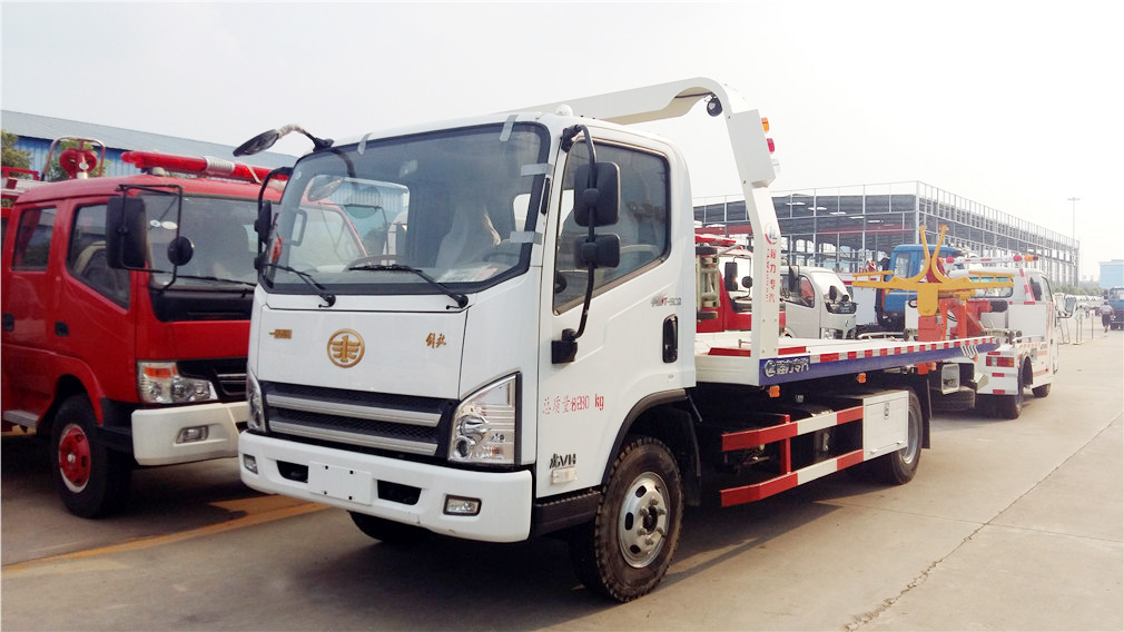 解放黃牌湖北清障車(chē)14w